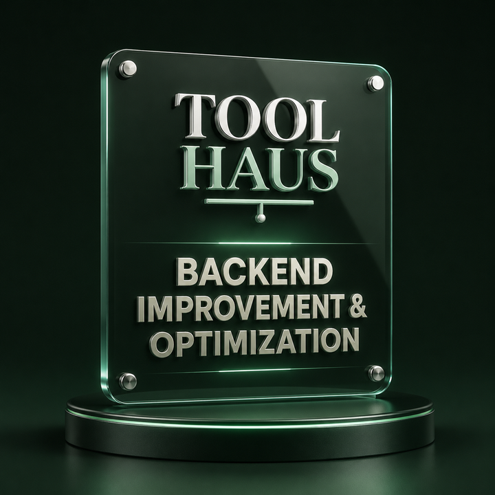 Tool Haus — Backend Improvement & Optimization