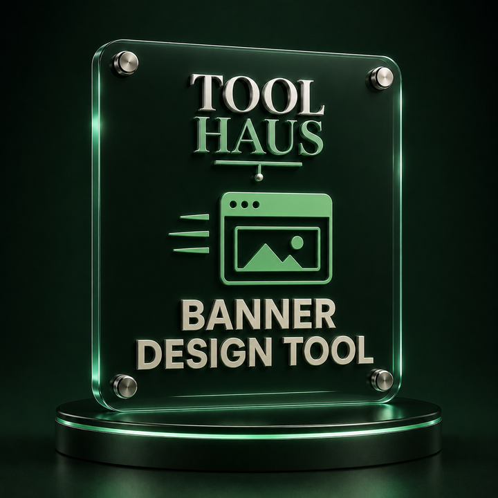 Tool Haus — Banner Design Tool