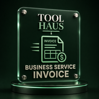 Tool Haus — Business Service Invoice