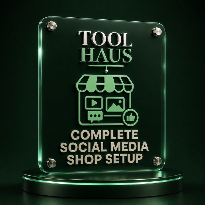 Tool Haus — Complete Social Media Shop Setup