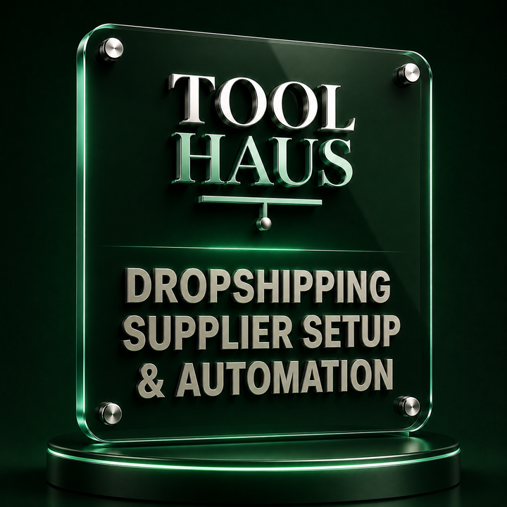 Tool Haus — Dropshipping Supplier Setup & Automation Kit