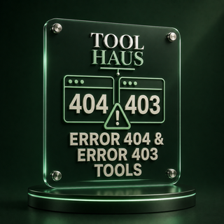 Tool Haus — Error 404 & Error 403 Tools
