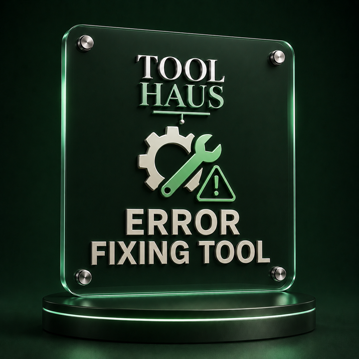 Tool Haus — Error Fixing Tool