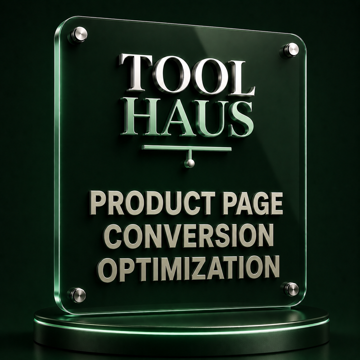 Tool Haus — Product Page Conversion Optimization Kit