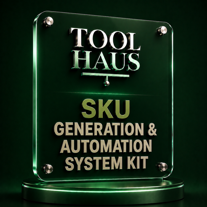 Tool Haus — SKU Generation & Automation System Kit