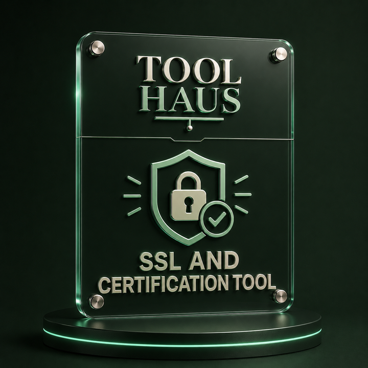 Tool Haus — SSL and Certification Tool