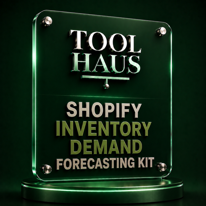 Tool Haus — Shopify Inventory Demand Forecasting Kit
