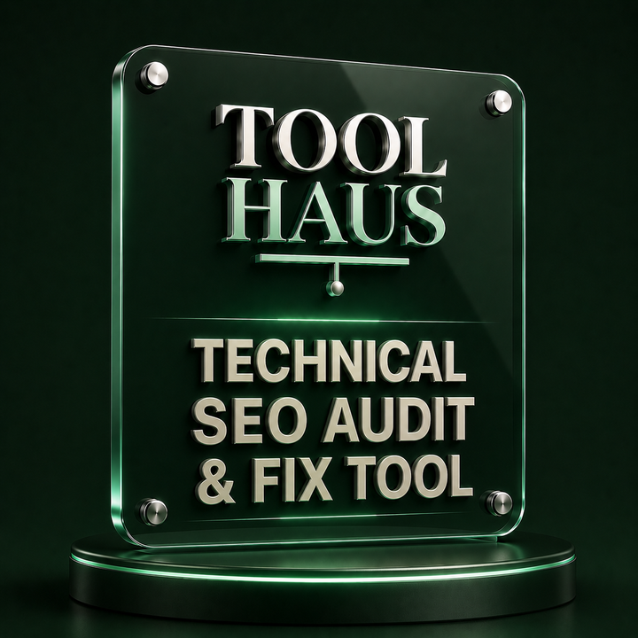 Tool Haus — Technical SEO Audit & Fix Tool